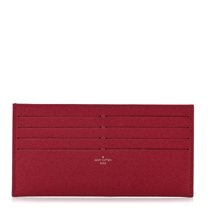 Louis Vuitton Calfskin Felicie Card Holder Insert Fuchsia 1 of 6