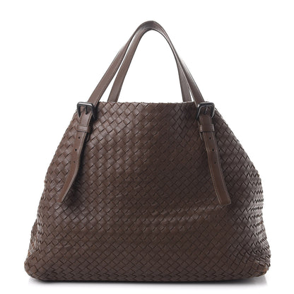 Bottega Veneta Nappa Intrecciato Large Seamless Tote Ebano 1 of 11