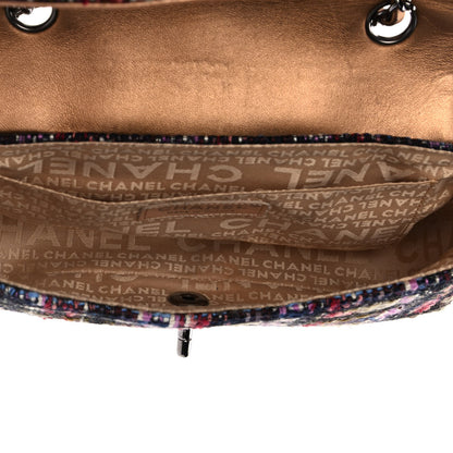 Chanel Tweed Sequin Small Fantasy Single Flap Multicolor 4 of 11