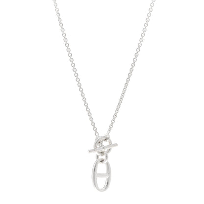 Hermes Sterling Silver Amulette Chaine d'Ancre Necklace 1 of 5