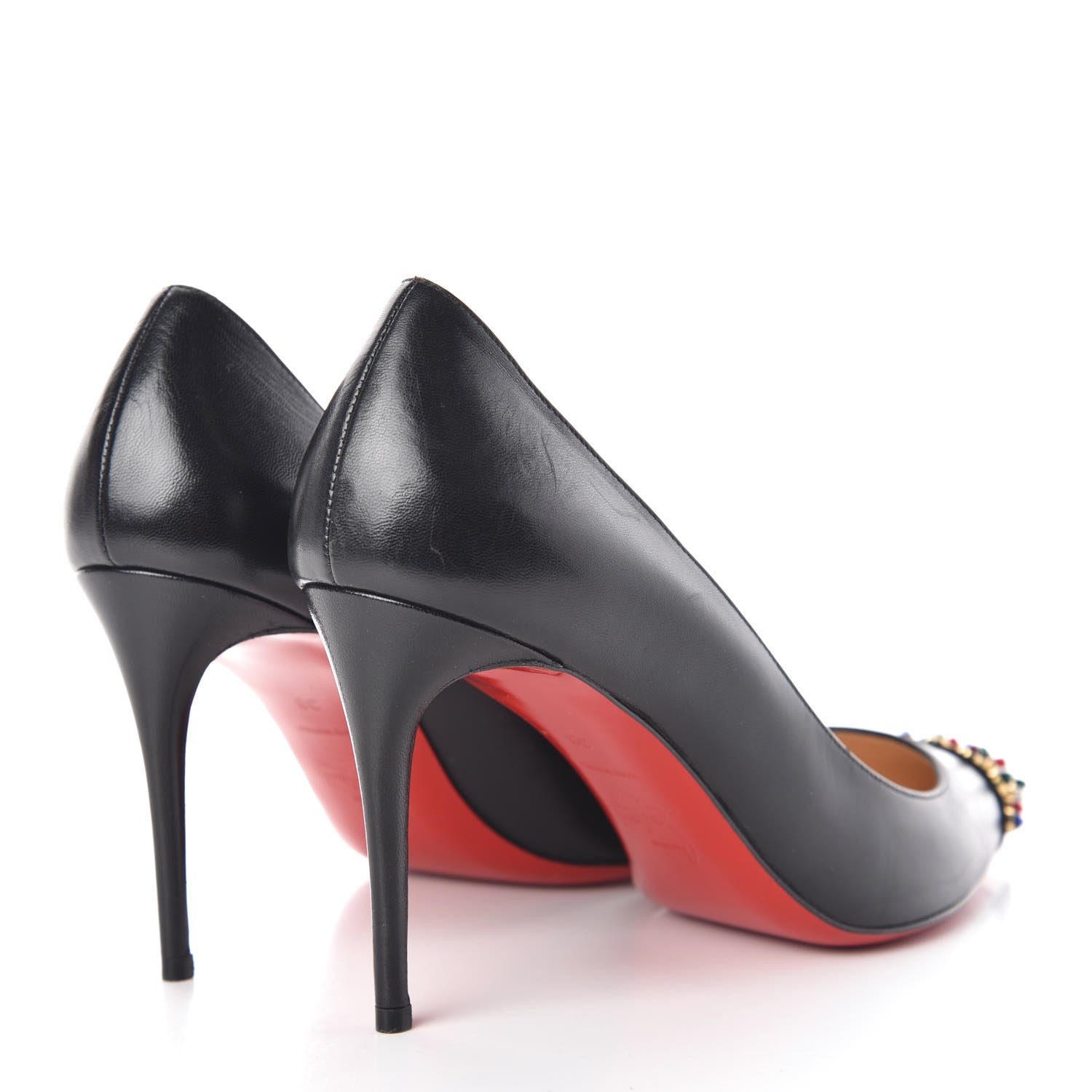 Christian Louboutin Kid Cabo 85 Pumps 39 Black Multicolor 4 of 8