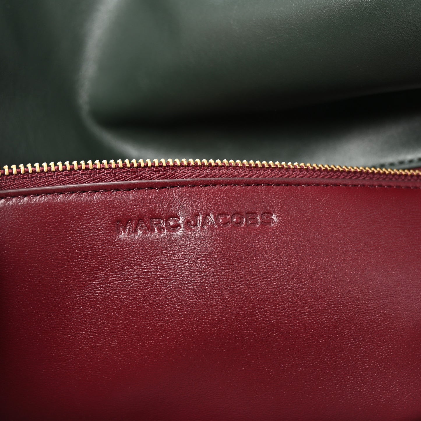 Calfskin Large Dual Shoulder Bag Green