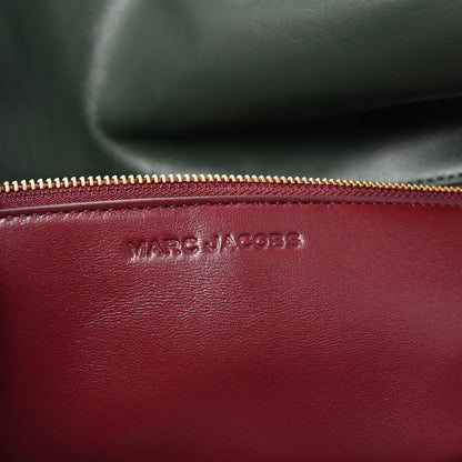 Marc Jacobs Calfskin Large Dual Shoulder Bag Green 6 of 10