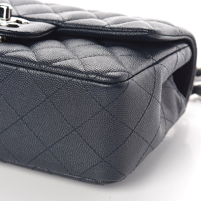 Chanel Caviar Quilted Mini Rectangular Flap Navy 7 of 11