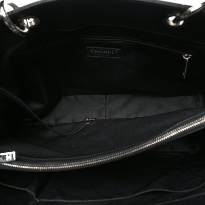 Chanel Caviar Quilted XL Grand Shopping Tote GST Black 6 of 11