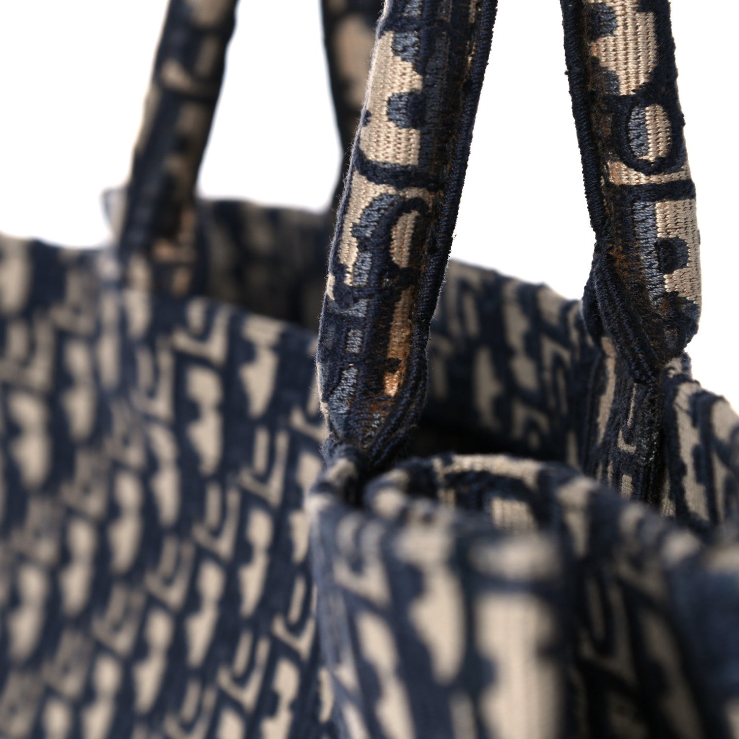 Christian Dior Oblique Book Tote Blue Multicolor 13 of 15