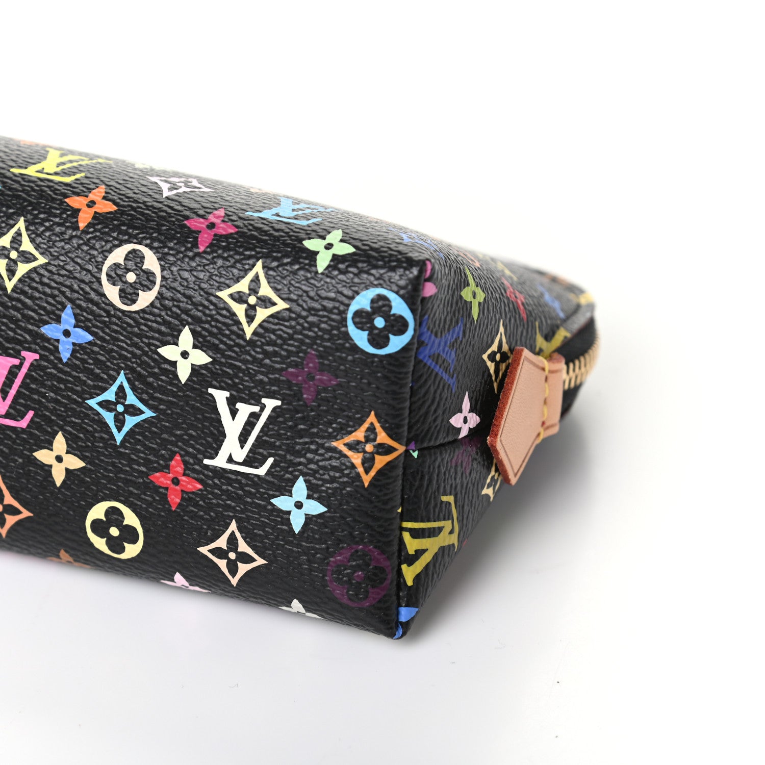 Louis Vuitton Monogram Multicolor Cosmetic Pouch Black Grenade 8 of 8