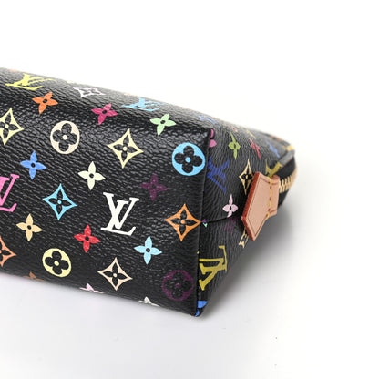 Louis Vuitton Monogram Multicolor Cosmetic Pouch Black Grenade 8 of 8