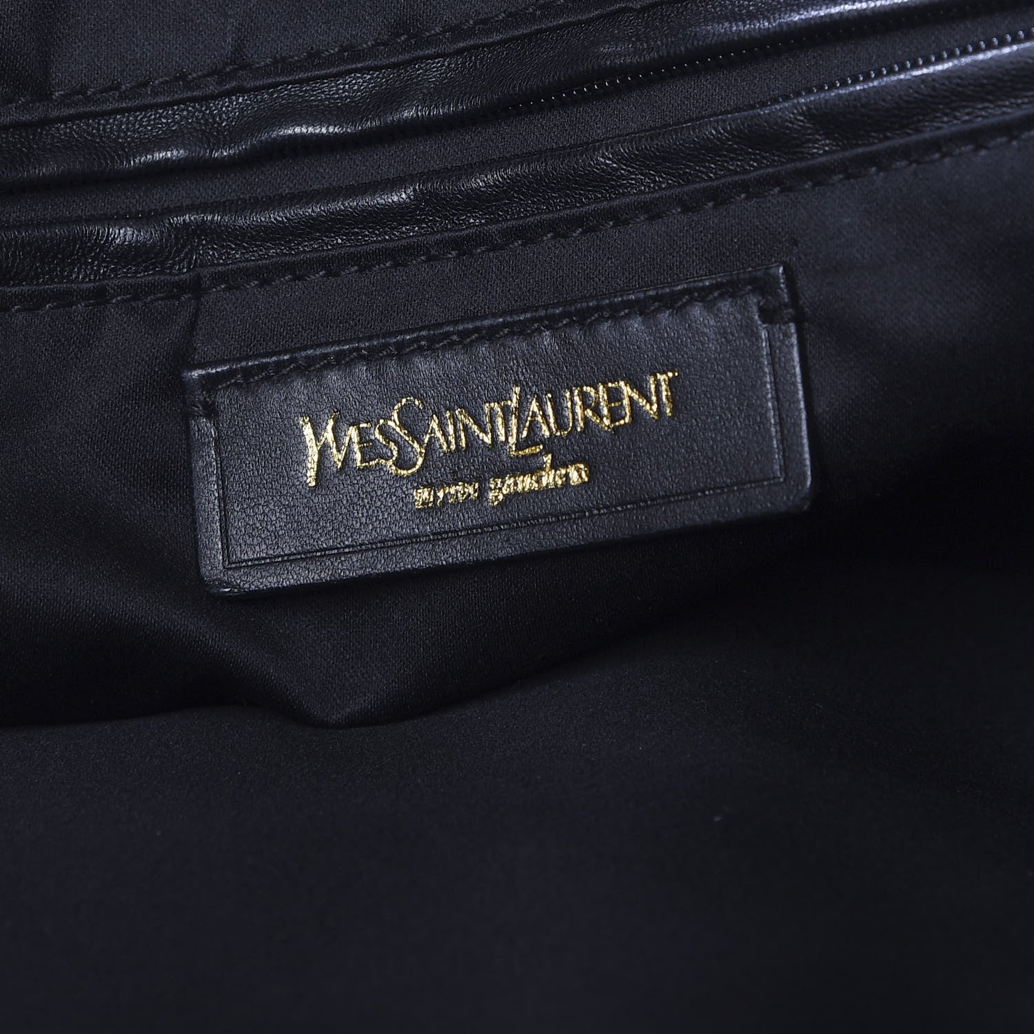 Saint Laurent Patent Large Downtown Tote Black 5 of 9