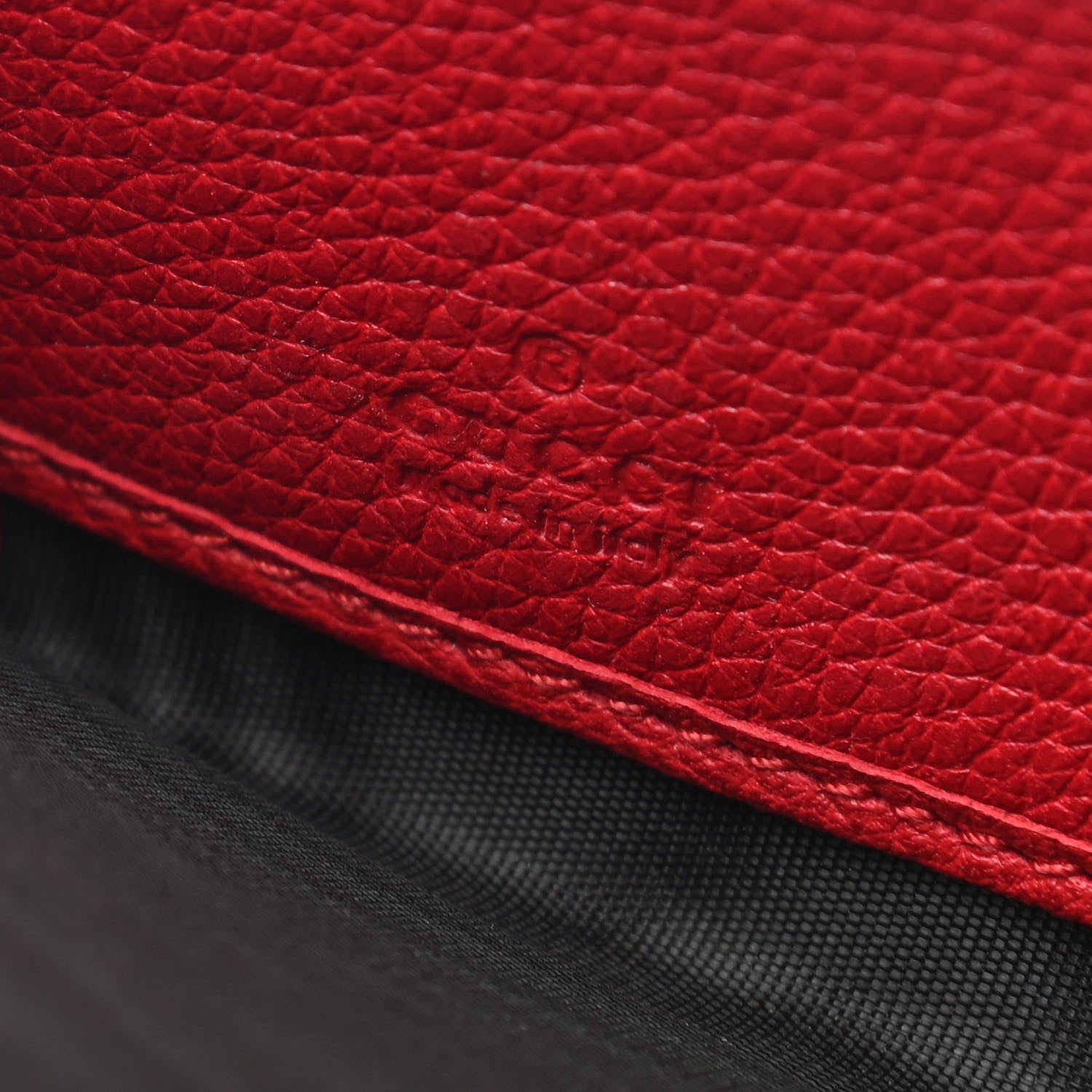 Gucci Cripto Calfskin Interlocking G Logo Zip Around Wallet Hibiscus Red Giallo Black Green Red 7 of 8