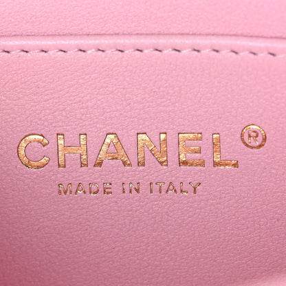 Chanel Lambskin Quilted Mini Rectangular Flap Light Pink 6 of 11