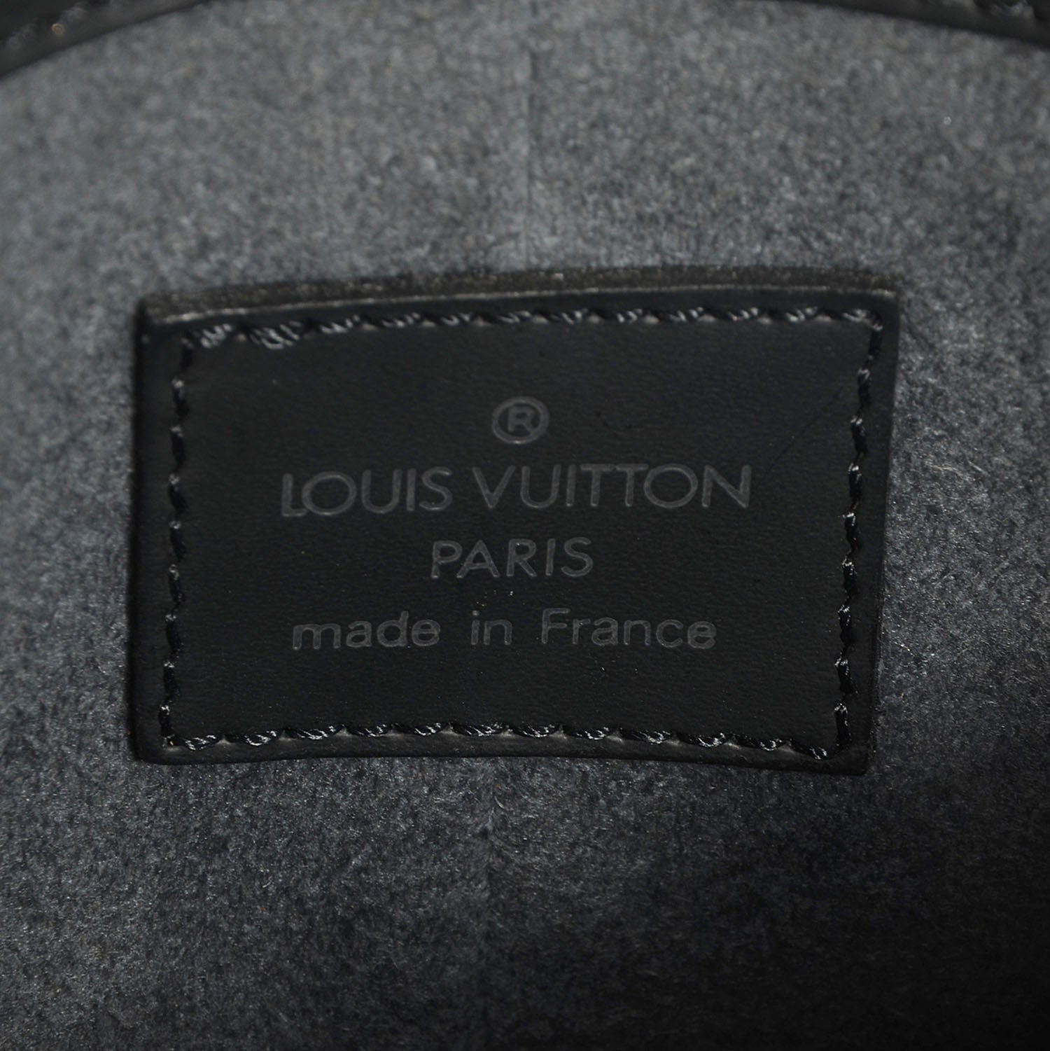 Louis Vuitton Epi Demi Lune Pochette Black 7 of 7