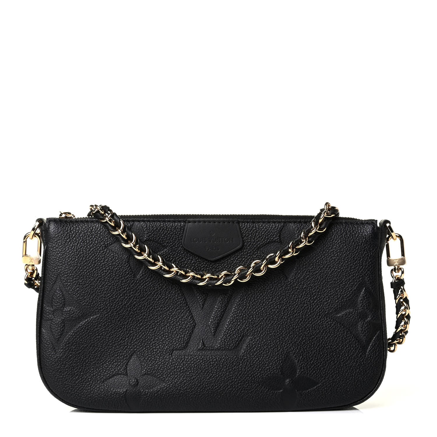 Louis Vuitton Empreinte Monogram Giant Multi Pochette Accessories Large Pochette Black 1 of 7