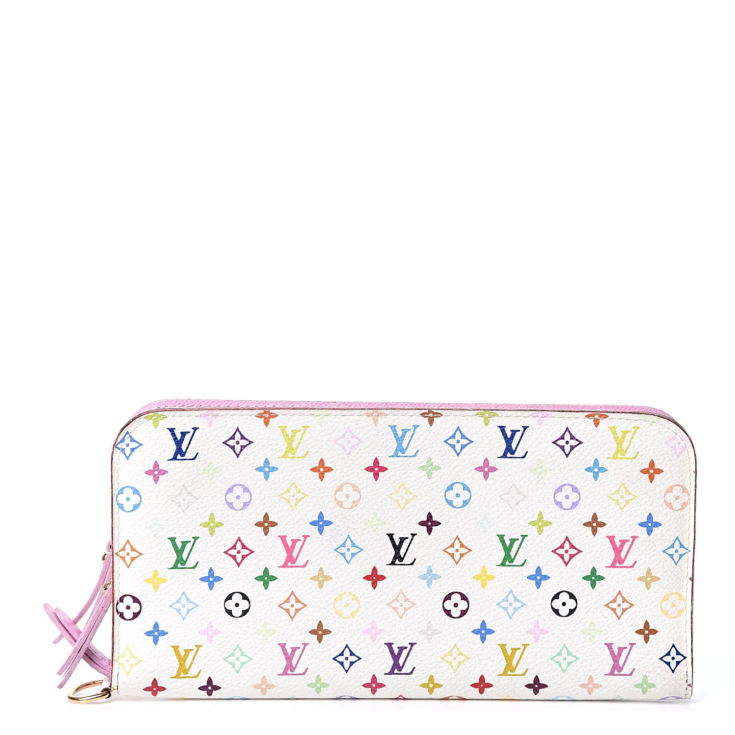 Louis Vuitton Monogram Multicolor Insolite Wallet White Litchi 1 of 10