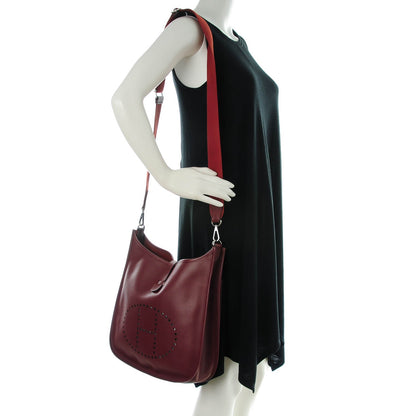 Hermes Epsom Evelyne III GM Rouge H 2 of 7