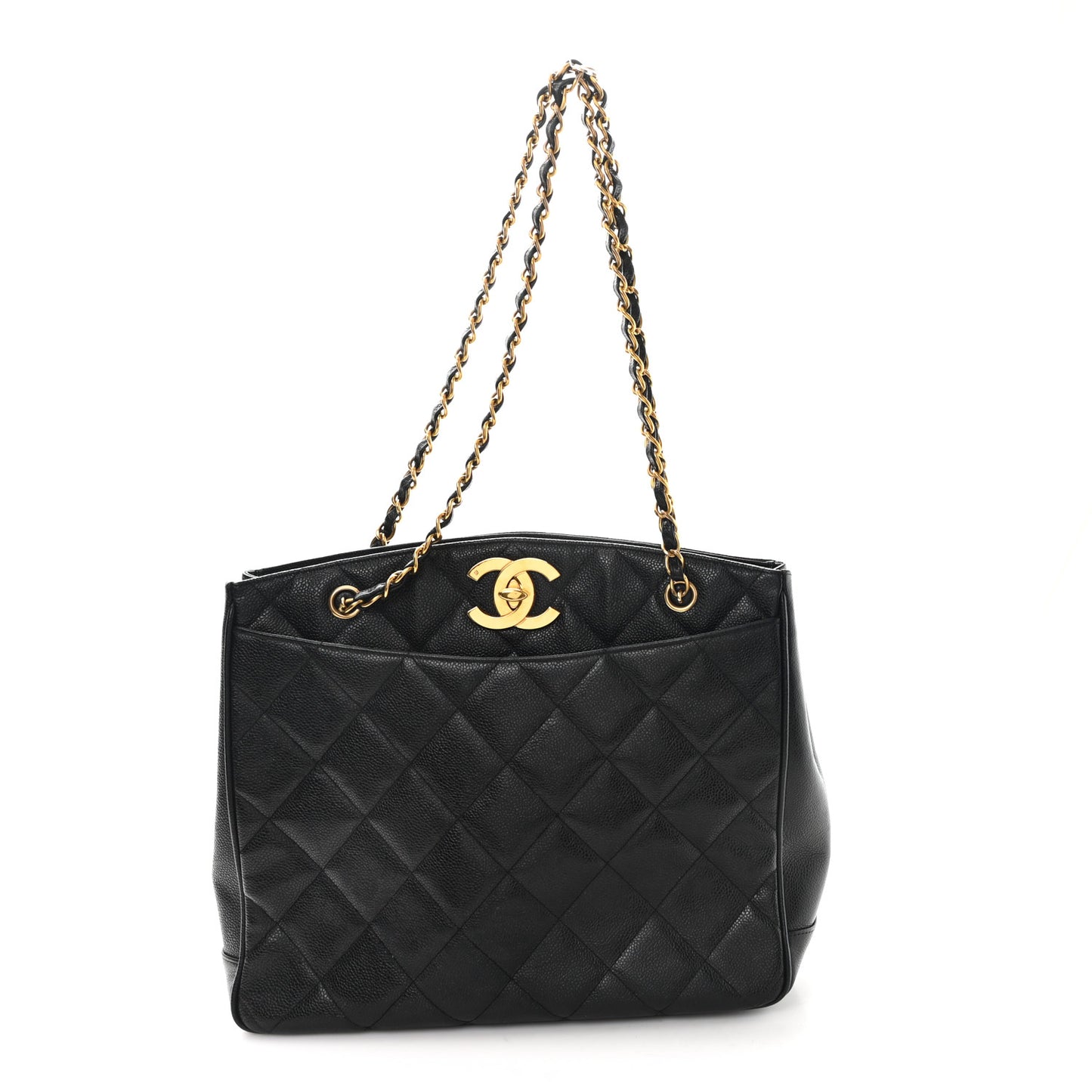 Caviar Shopper Tote Black