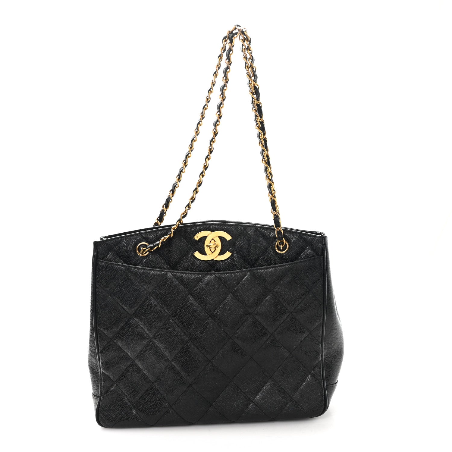 Chanel Caviar Shopper Tote Black 1 of 12