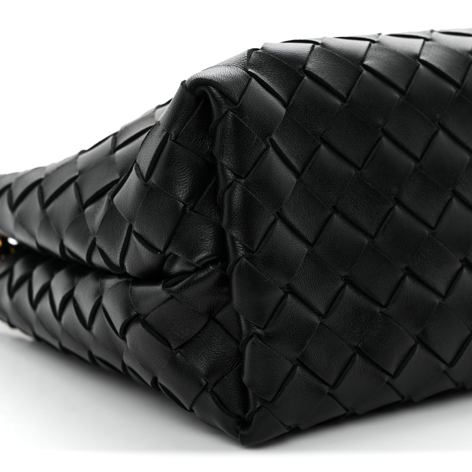 Bottega Veneta Nappa Intrecciato Small Andiamo With Chain Shoulder Bag Black Black 8 of 9