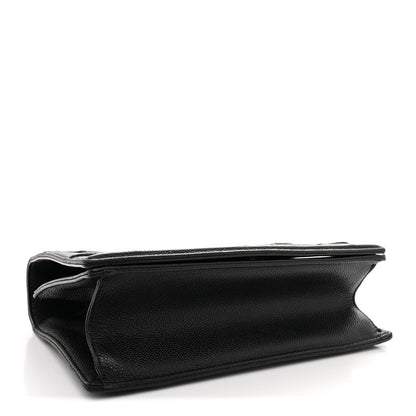 Christian Dior Grained Calfskin Medium Diorama Flap Bag Black 4 of 12