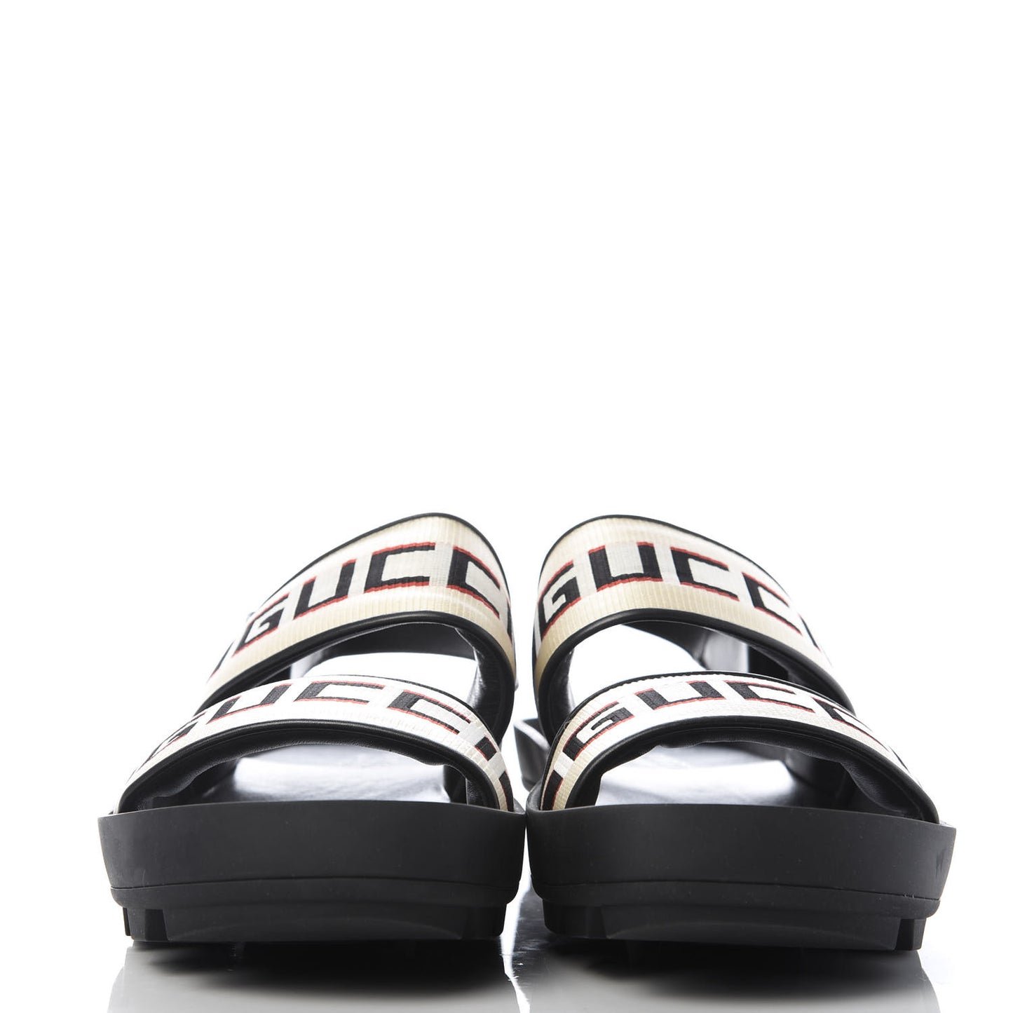 Nylon Cirano Lux Stripe Mens Cleat Sole Slingback Sandals 10 Ecru Poppy Black
