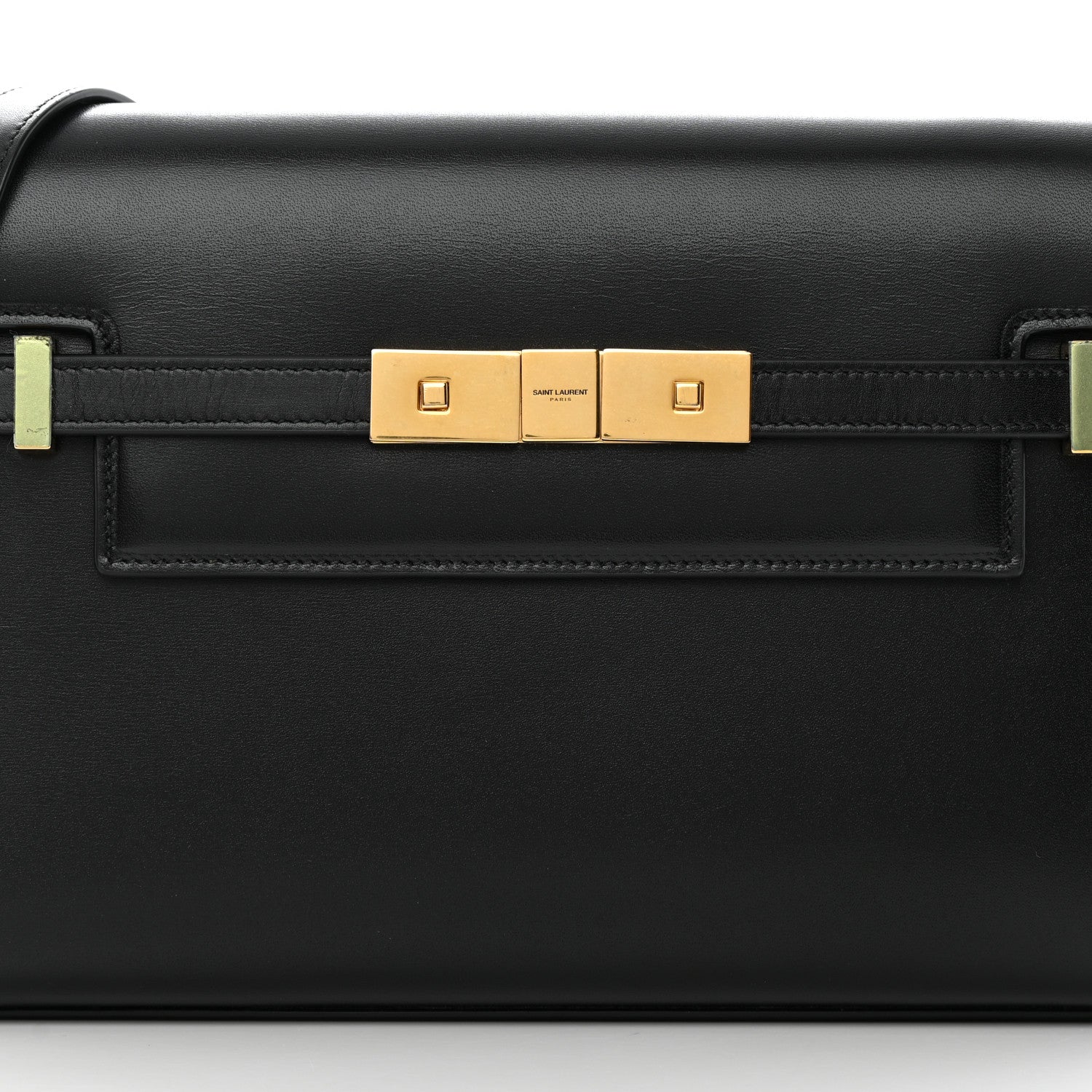 Saint Laurent Smooth Calfskin Small Manhattan Shoulder Bag Black 7 of 9