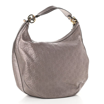 Gucci Metallic Guccissima GG Twins Hobo 3 of 11