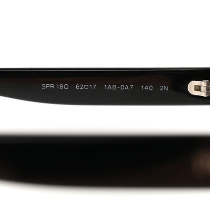 Prada Square Sunglasses SPR 18Q Black 5 of 9