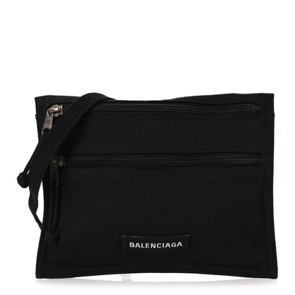 Balenciaga Nylon Explorer Crossbody Pouch Black 1 of 14
