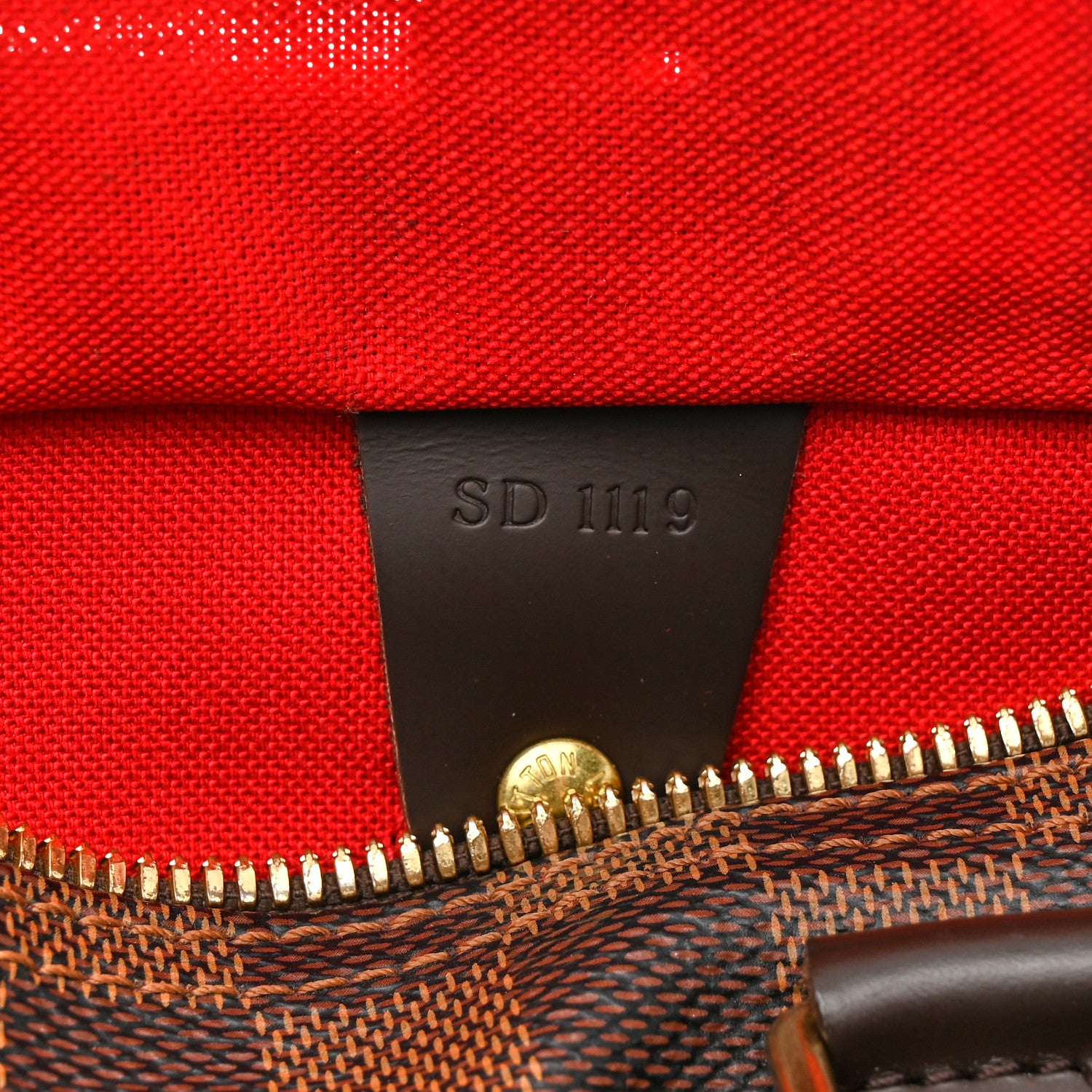 Louis Vuitton Damier Ebene Speedy Bandouliere 25 7 of 10
