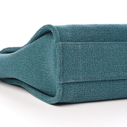 Chanel Lurex Boucle Small Deauville Tote Turquoise 7 of 10