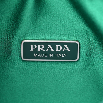 Prada Satin Crystal Mini Re-Edition 2000 Bag Mango 6 of 10