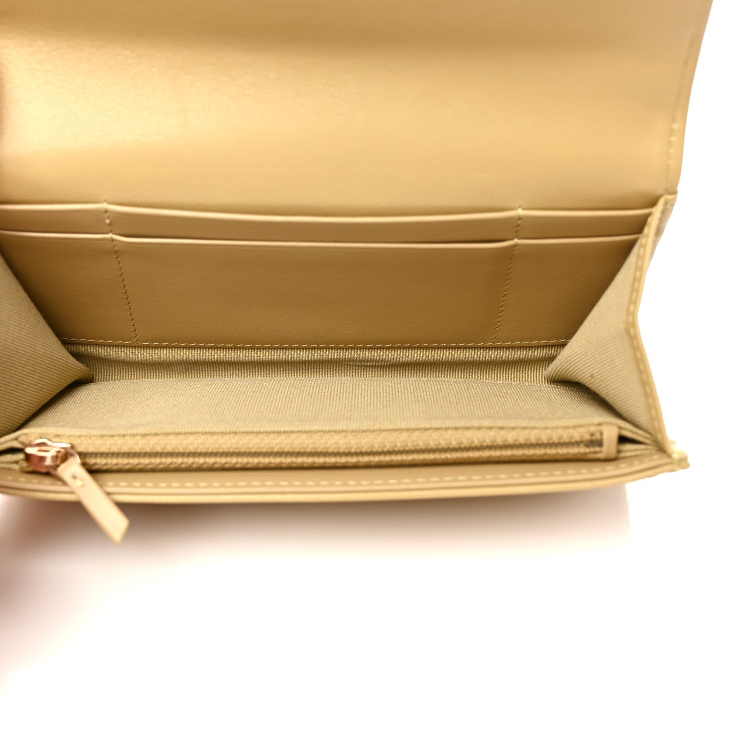 Chanel Lambskin Quilted Chanel 19 Flap Wallet Light Green 5 of 7