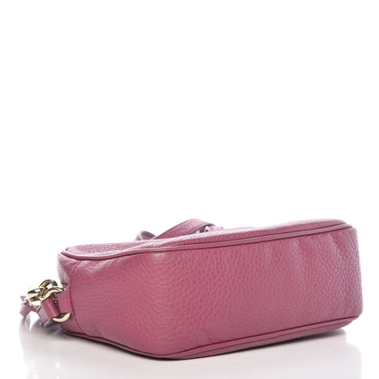 Gucci Pebbled Calfskin Small Soho Disco Bag Peonia Flower 4 of 13