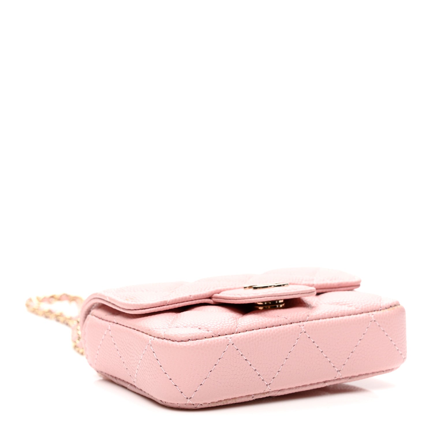 Chanel Caviar Quilted Mini Chain Belt Bag Light Pink 3 of 8