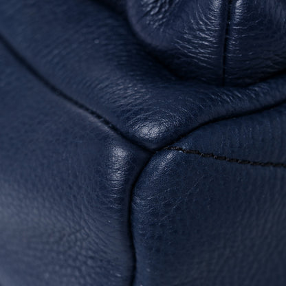 Marc Jacobs Pebbled Calfskin Varsity Backpack French Navy 12 of 15