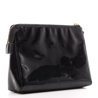 Chanel Patent Timeless CC Cosmetic Pouch Black 3 of 10