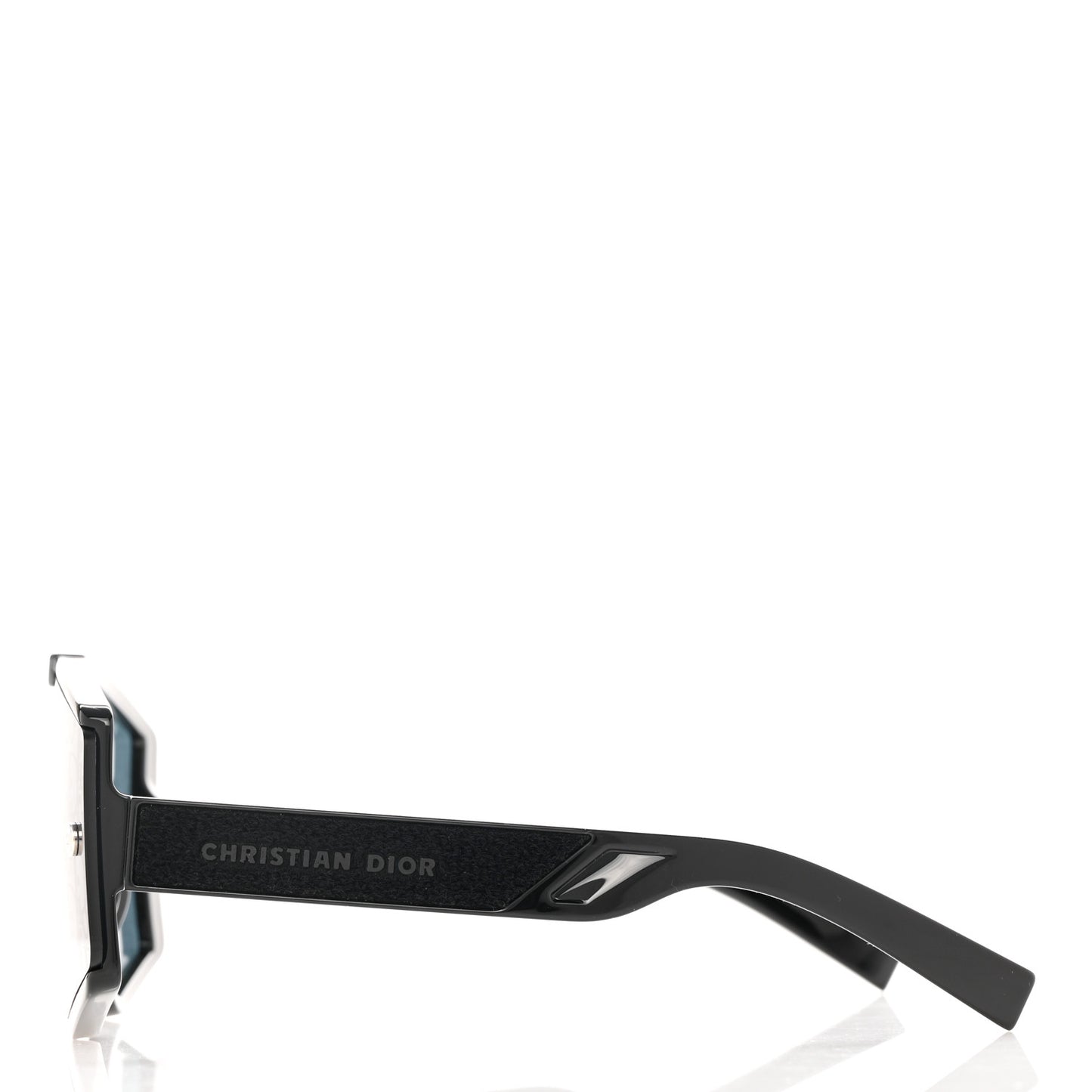 Acetate Diorxtrem MU Oblique Mask Sunglasses Black