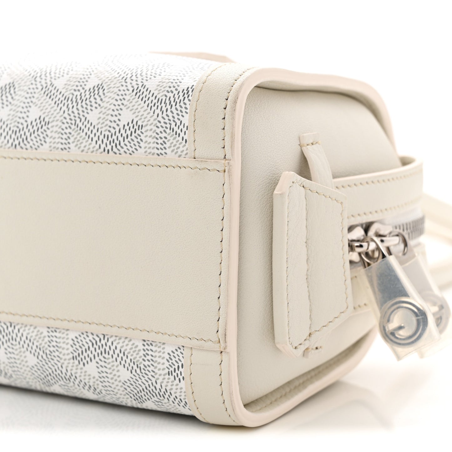 Goyardine Bonbonniere Bag White