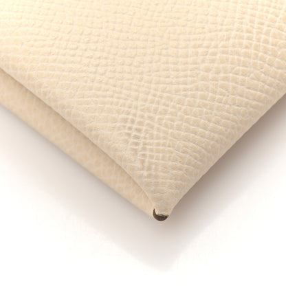 Hermes Epsom Calvi Card Case Craie 11 of 12