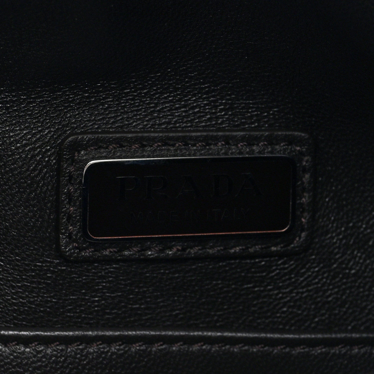 Prada Vintage Nappa Shoulder Bag Moro 6 of 10