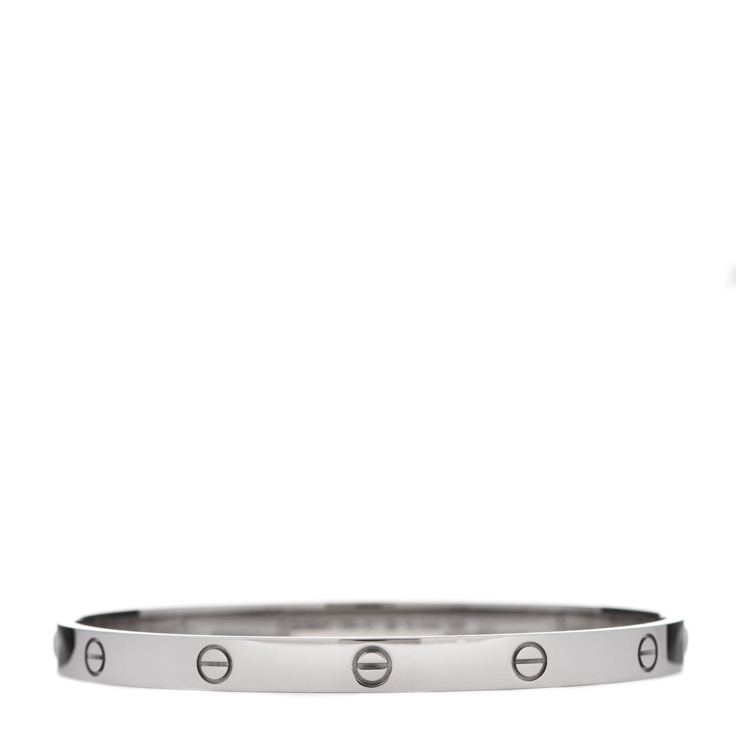 18K White Gold LOVE Bracelet 21