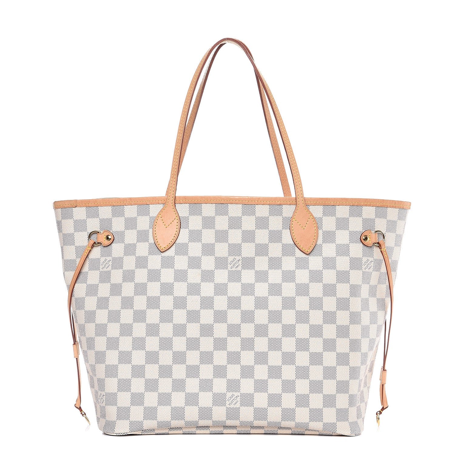 Louis Vuitton Damier Azur Neo Neverfull MM Rose Ballerine 1 of 11