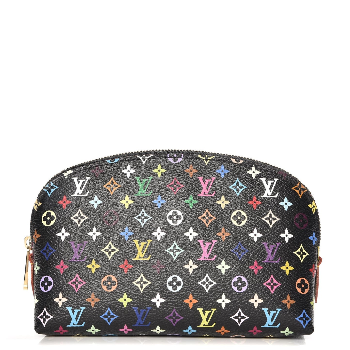 Monogram Multicolor Cosmetic Pouch Black Grenade