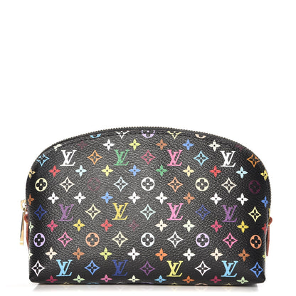 Louis Vuitton Monogram Multicolor Cosmetic Pouch Black Grenade 1 of 6