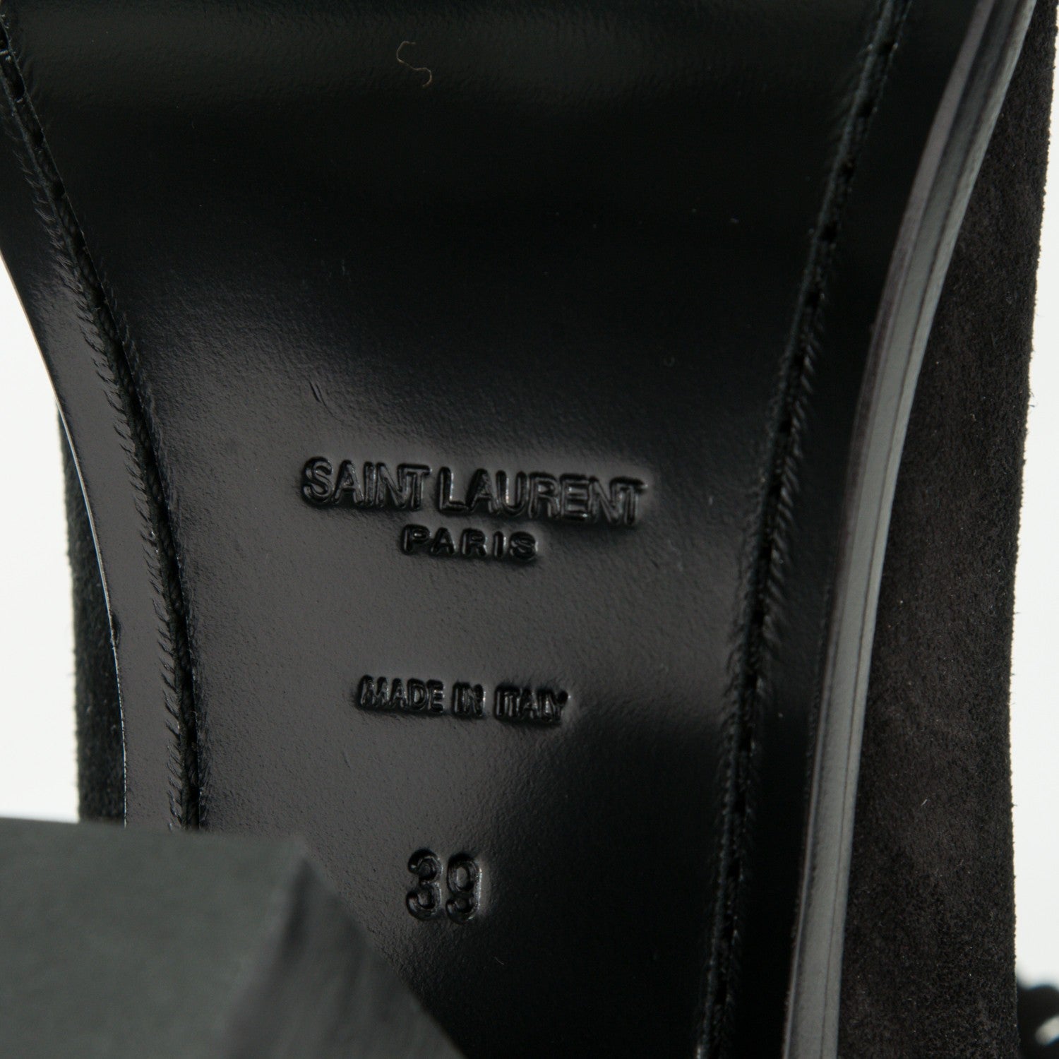 Saint Laurent Suede Fringe Curtis 80 Ankle Boots 39 Black 6 of 6