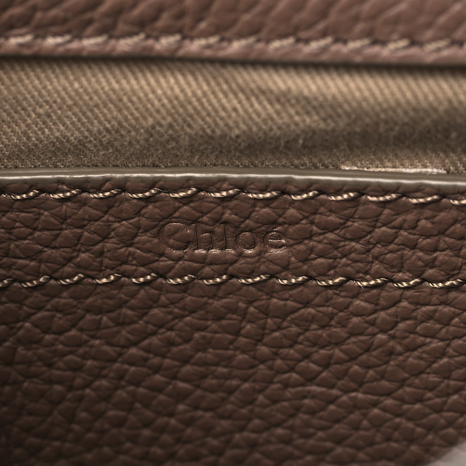 Chloe Calfskin Mini Marcie Round Crossbody Bag Desert Taupe 6 of 11