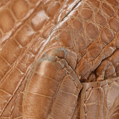 Nancy Gonzalez Crocodile Tote Tan 11 of 15