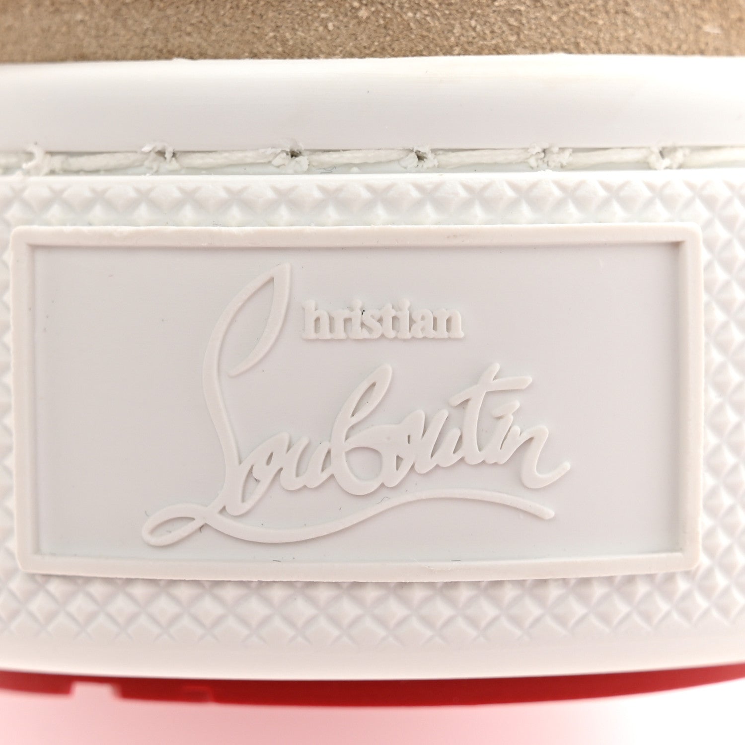 Christian Louboutin Suede Shearling Fun Vierissima Flat Sneakers 37 Atlas 7 of 10