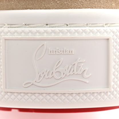 Christian Louboutin Suede Shearling Fun Vierissima Flat Sneakers 37 Atlas 7 of 10