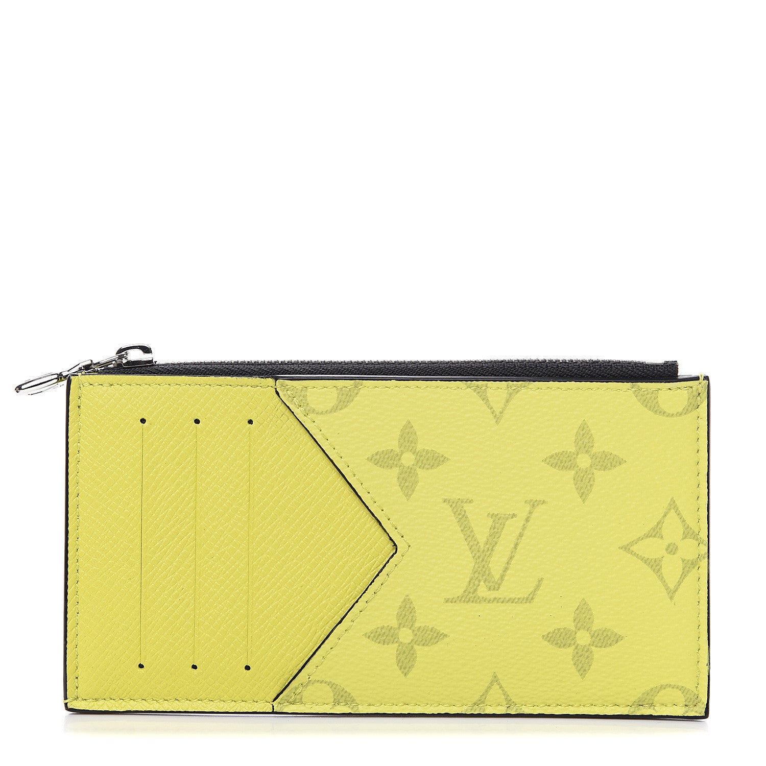 Louis Vuitton Monogram Taiga Coin Card Holder Yellow 1 of 6